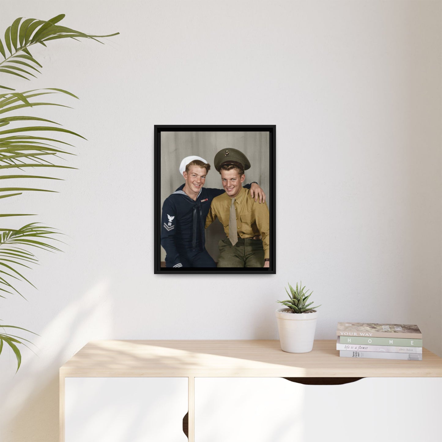 paire 132 | Framed Vintage Photo - Matte Canvas