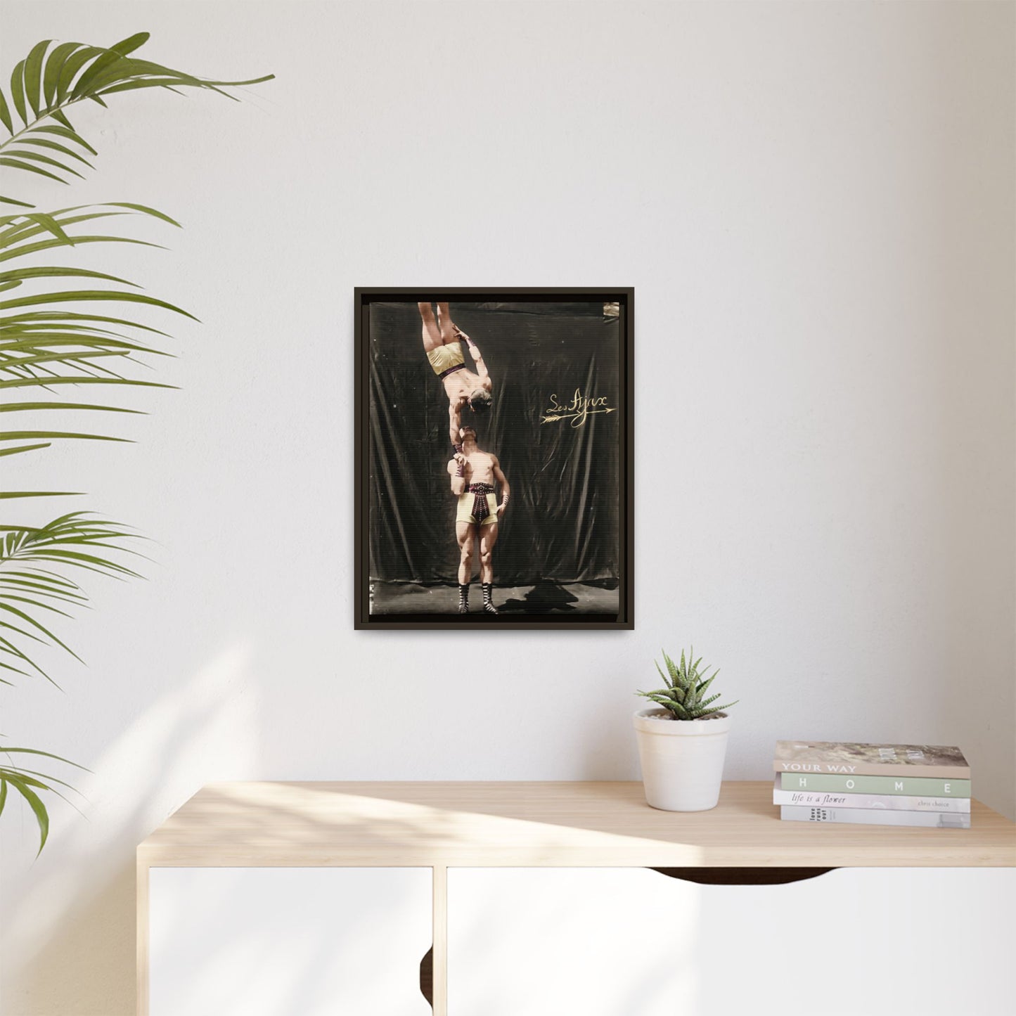 athlétisme 016 | Framed Vintage Photo - Matte Canvas