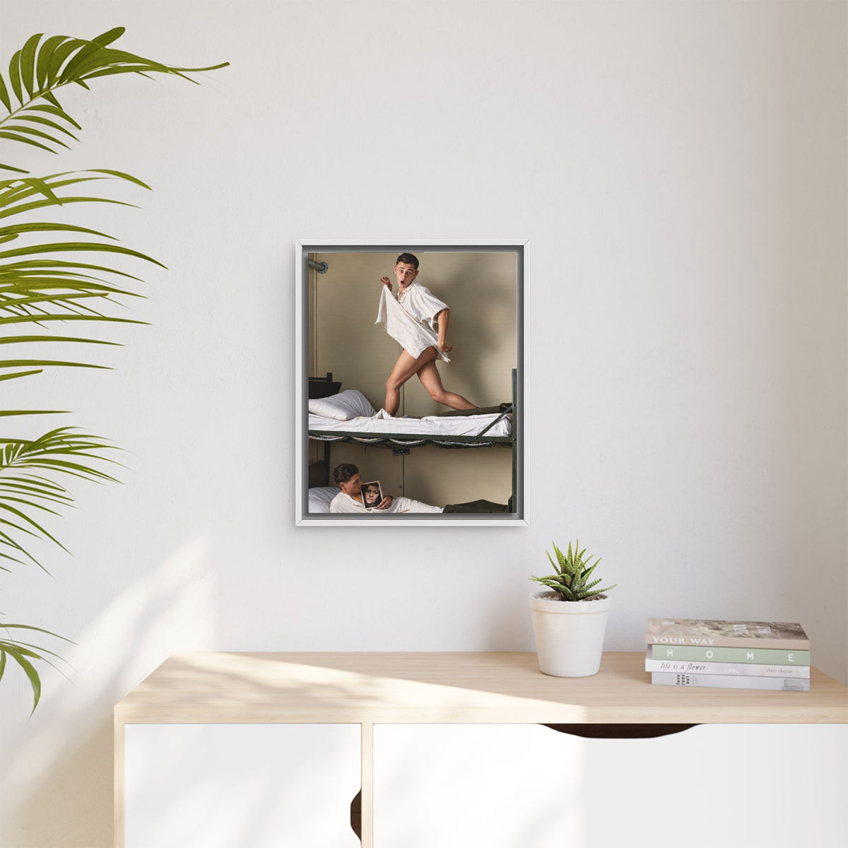paire 168 | Framed Vintage Photo - Matte Canvas