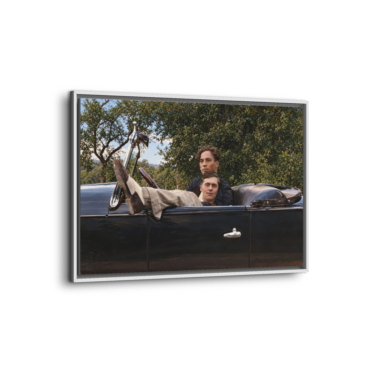 paire 164 | Framed Vintage Photo - Matte Canvas