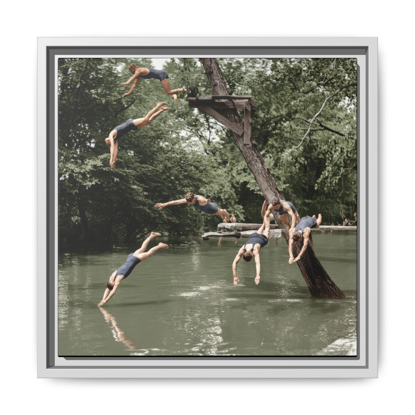 nager 005 | Framed Vintage Photo - Matte Canvas