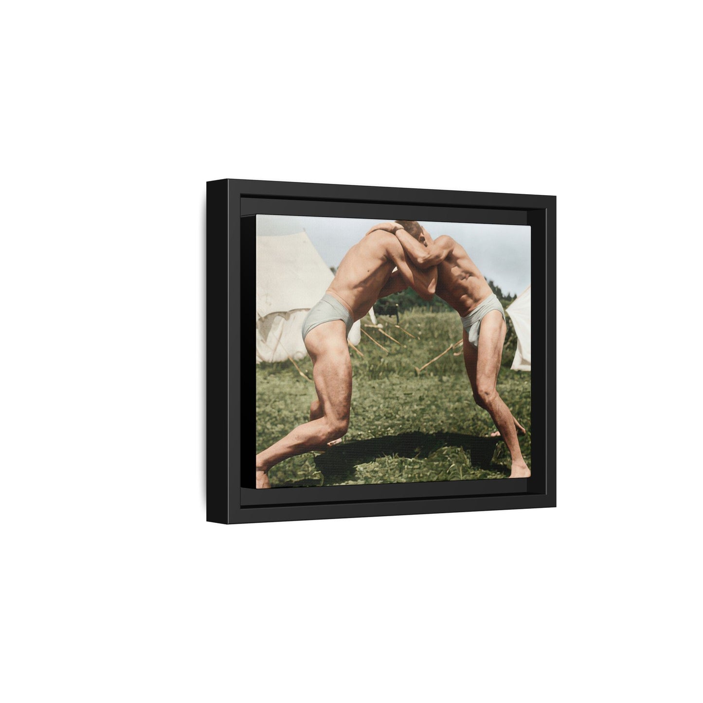 athlétisme 019 | Framed Vintage Photo - Matte Canvas