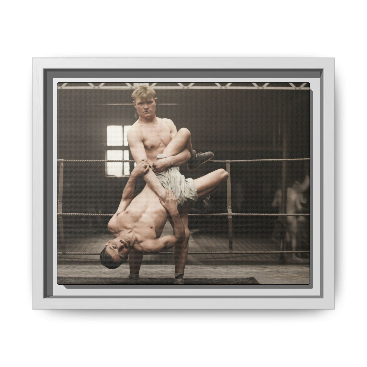 athlétisme 004 | Framed Vintage Photo - Matte Canvas