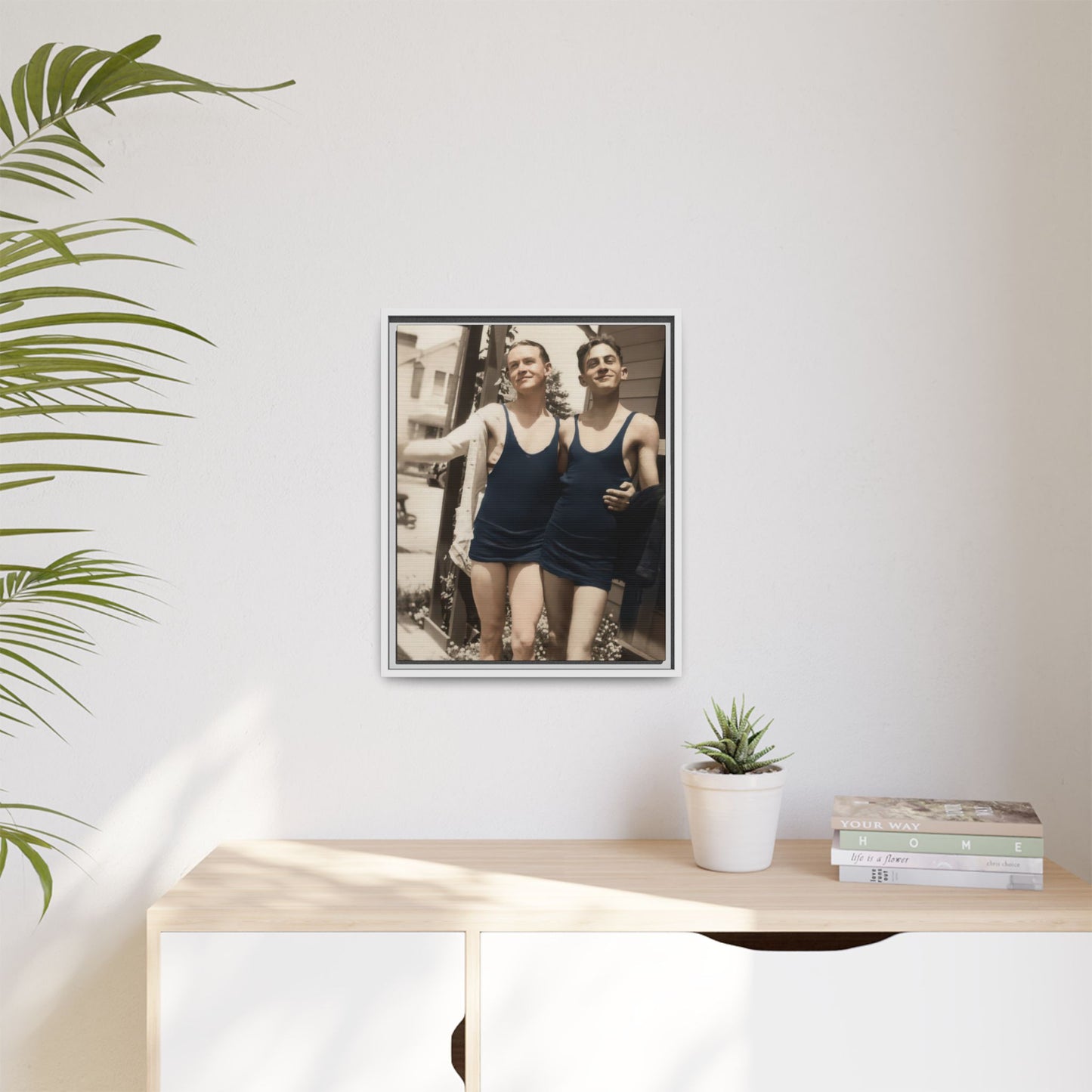 nager 024 | Framed Vintage Photo - Matte Canvas