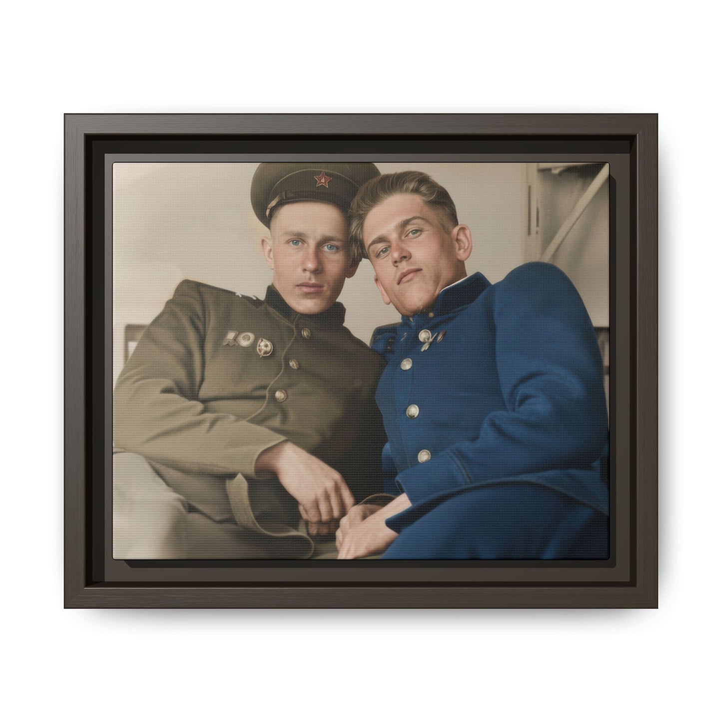 paire 007 | Framed Vintage Photo - Matte Canvas