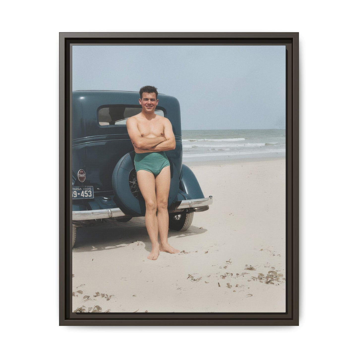 nager 046 | Framed Vintage Photo - Matte Canvas