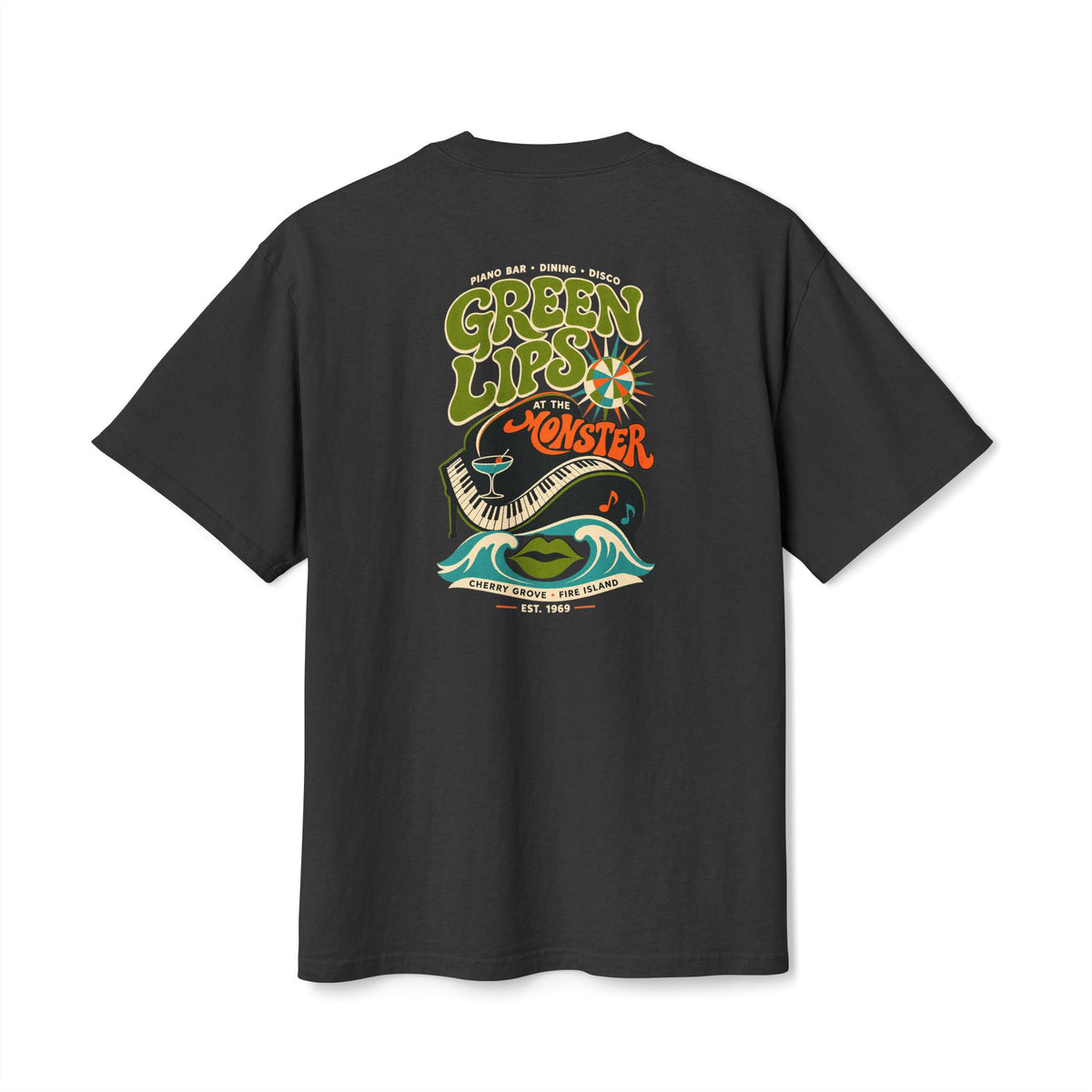 The Fire Island Monster Cherry Grove T-Shirt | Vintage Gay Bar History Tee