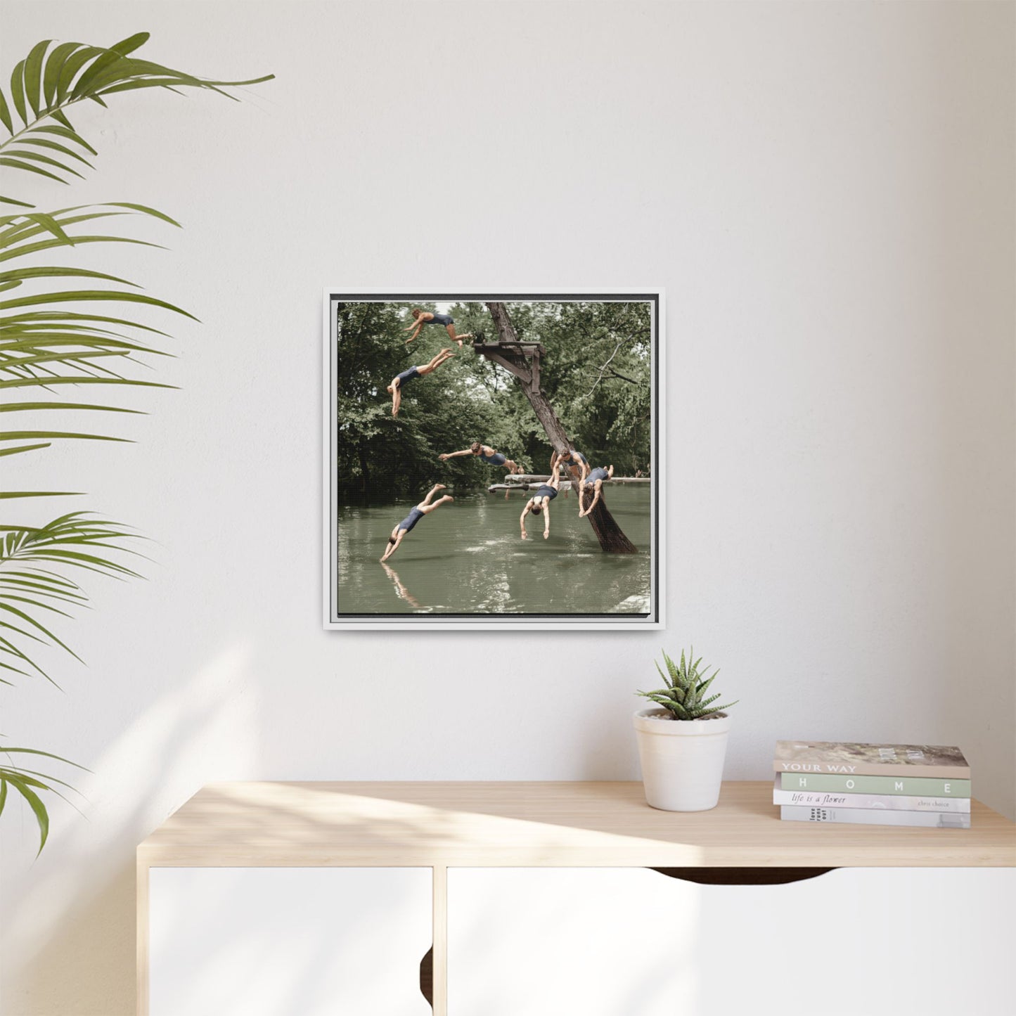 nager 005 | Framed Vintage Photo - Matte Canvas