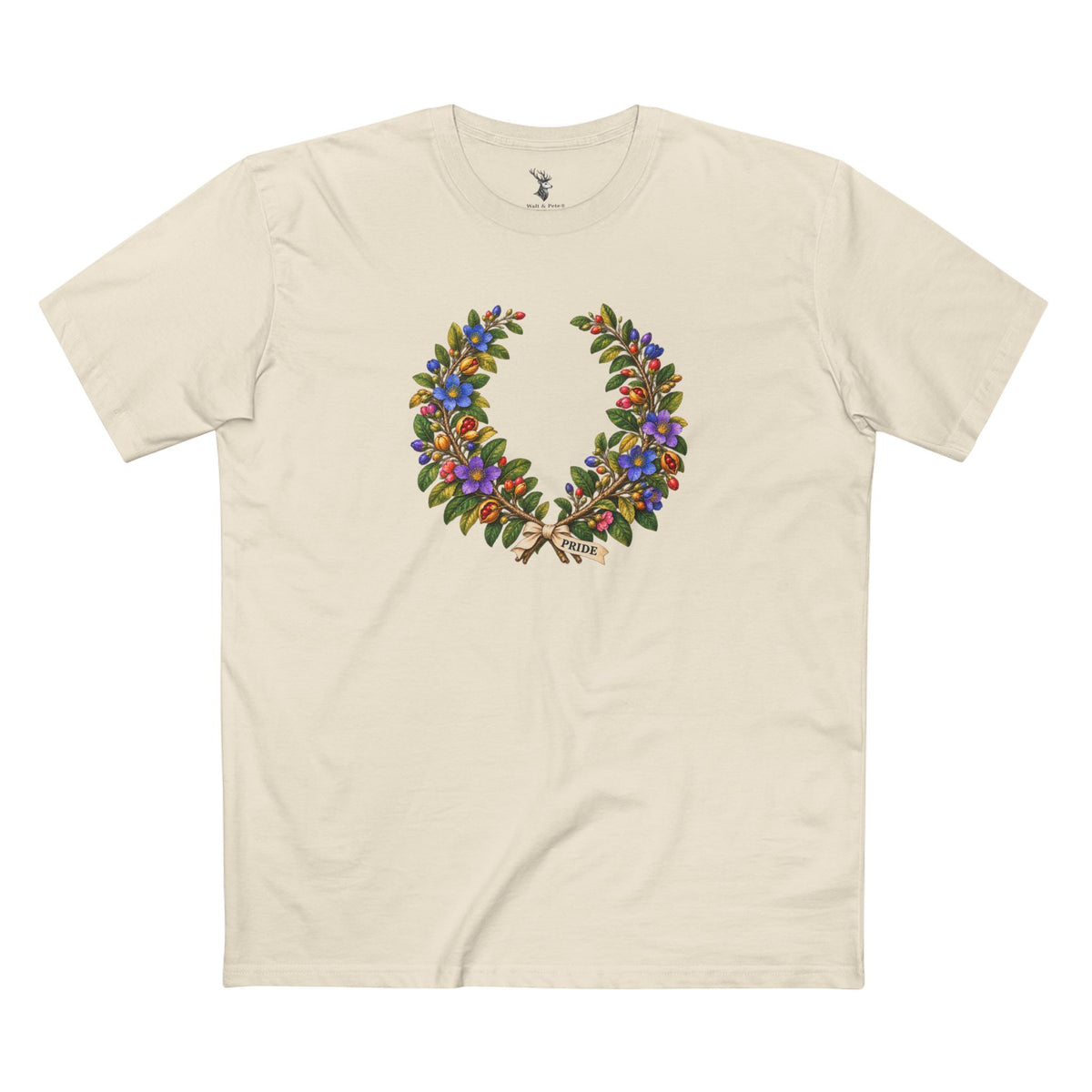 Jamaican Lignum Vitae Pride T-Shirt | LGBTQ+ Laurel Wreath Tee