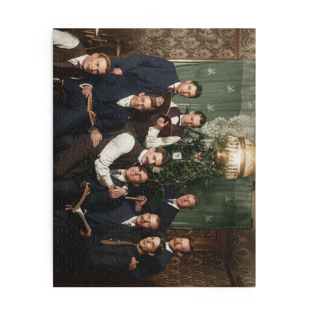 Men with Books at Christmas Jigsaw Puzzle | LGBTQ+ Heritage | hommes 001