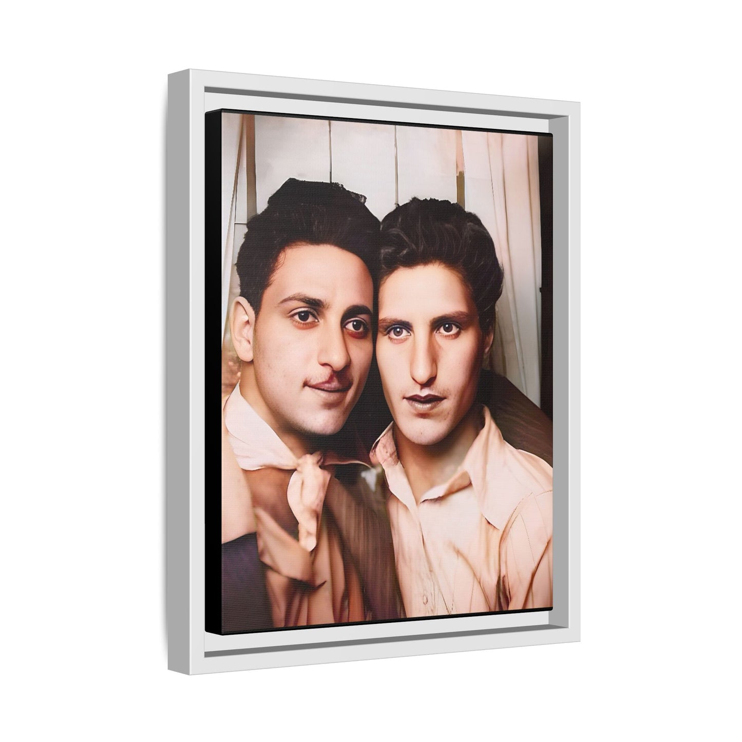 paire 029 | Framed Vintage Photo - Matte Canvas