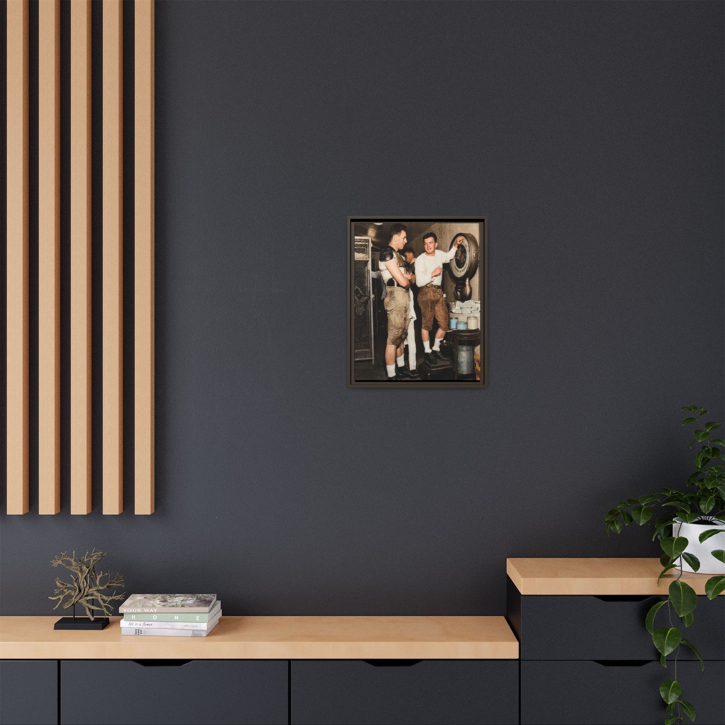 athlétisme 027 | Framed Vintage Photo - Matte Canvas