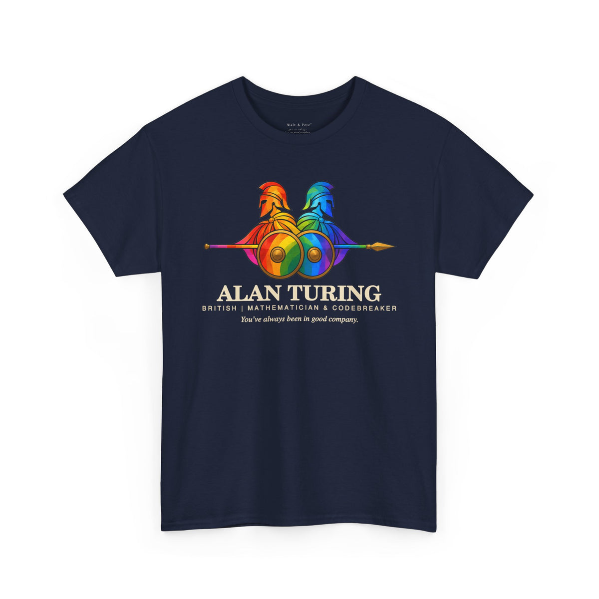 Alan Turing | British Mathematician & Codebreaker | LGBTQ+ History T-Shirt