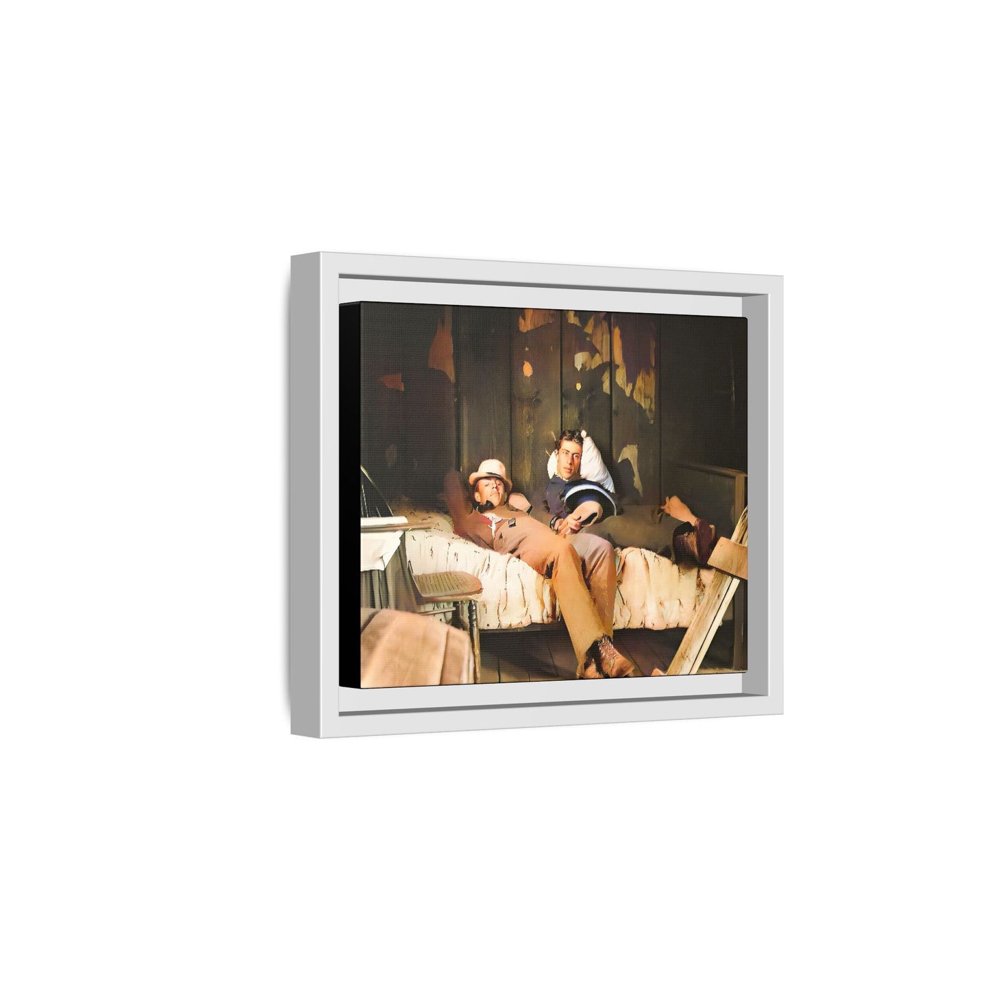 paire 023 | Framed Vintage Photo - Matte Canvas