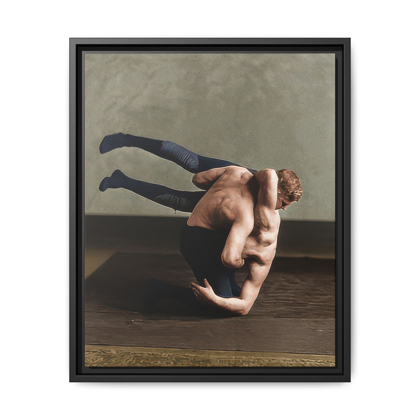 athlétisme 026 | Framed Vintage Photo - Matte Canvas
