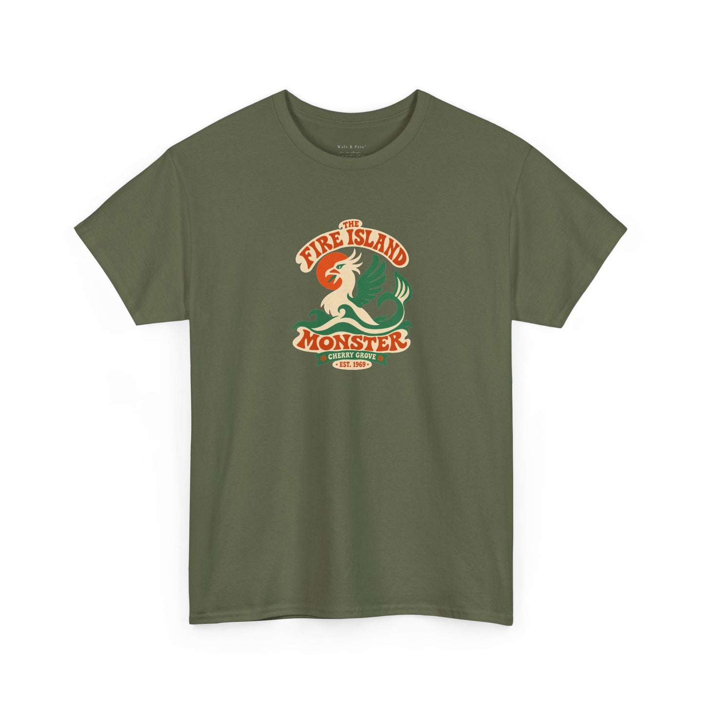 The Fire Island Monster Cherry Grove T-Shirt | Vintage Gay Bar History Tee