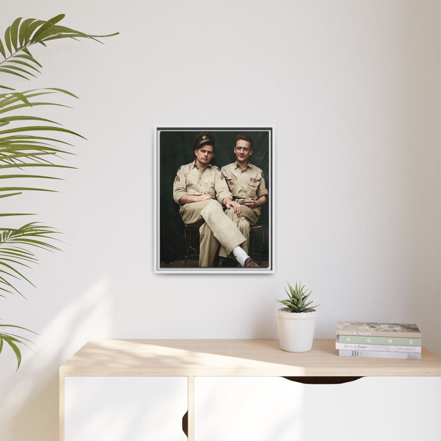 paire 135 | Framed Vintage Photo - Matte Canvas