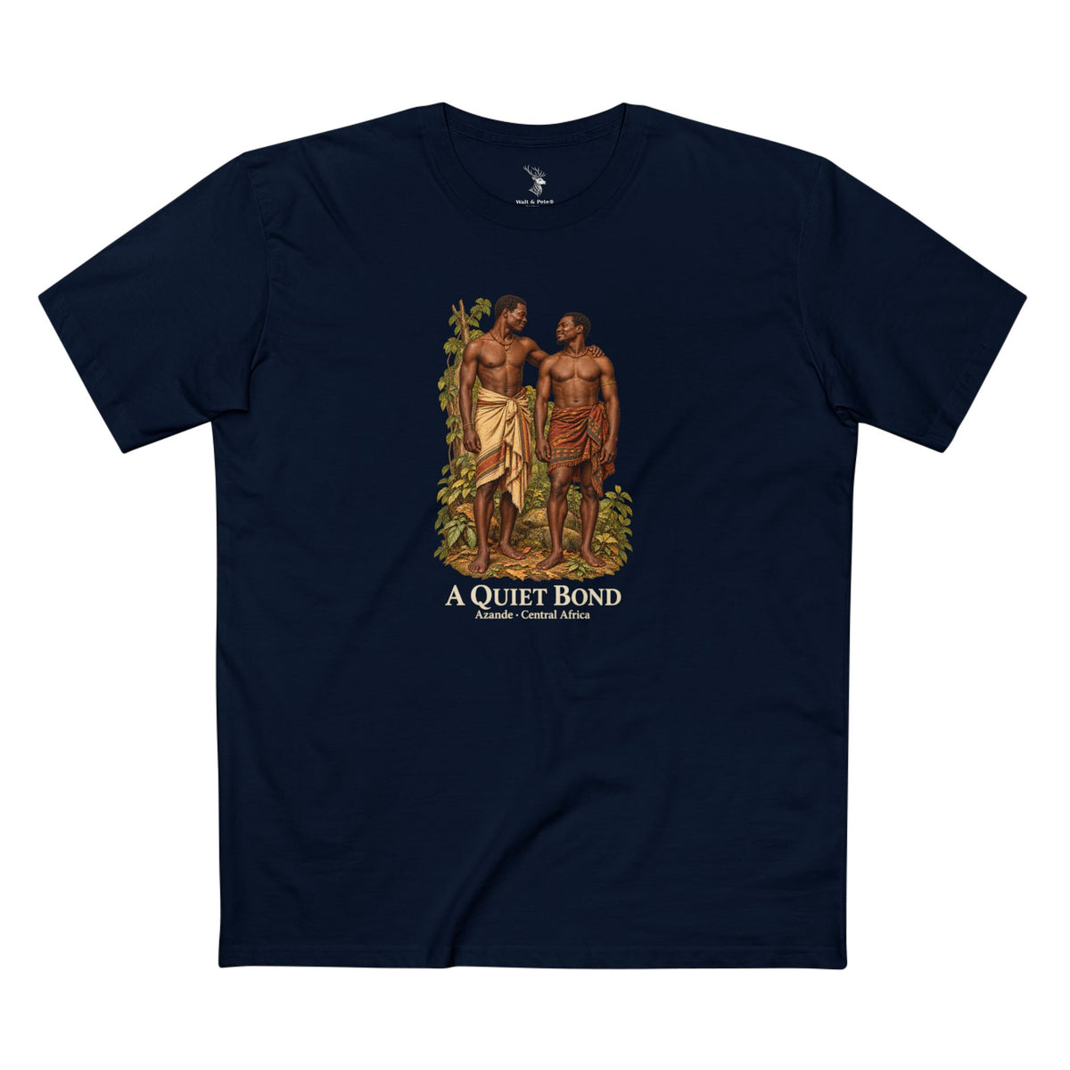 A Quiet Bond | Azande-Inspired Vintage Art T-Shirt
