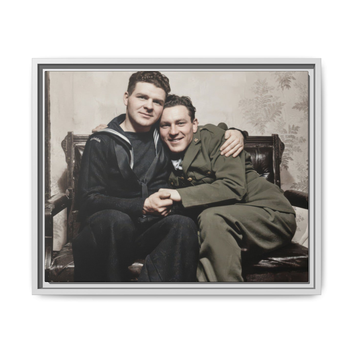 paire 087 | Framed Vintage Photo - Matte Canvas