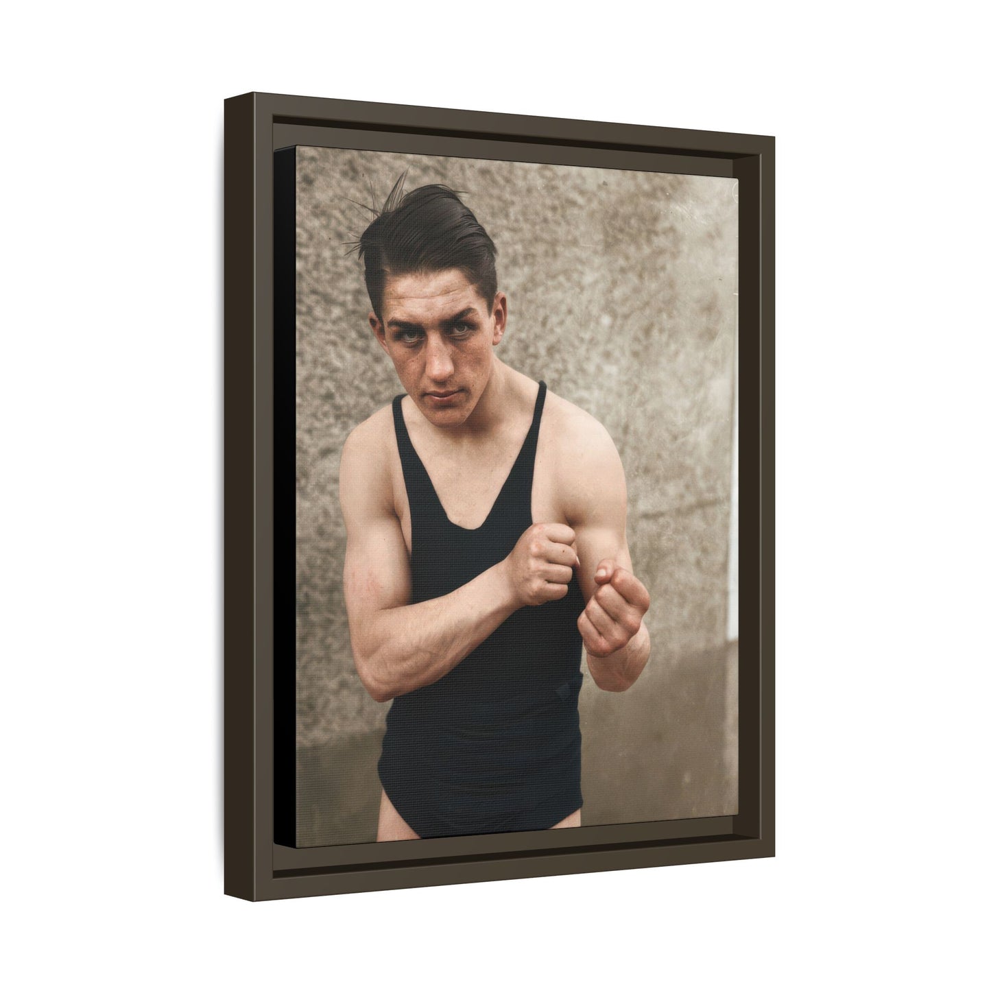 athlétisme 048 | Framed Vintage Photo - Matte Canvas