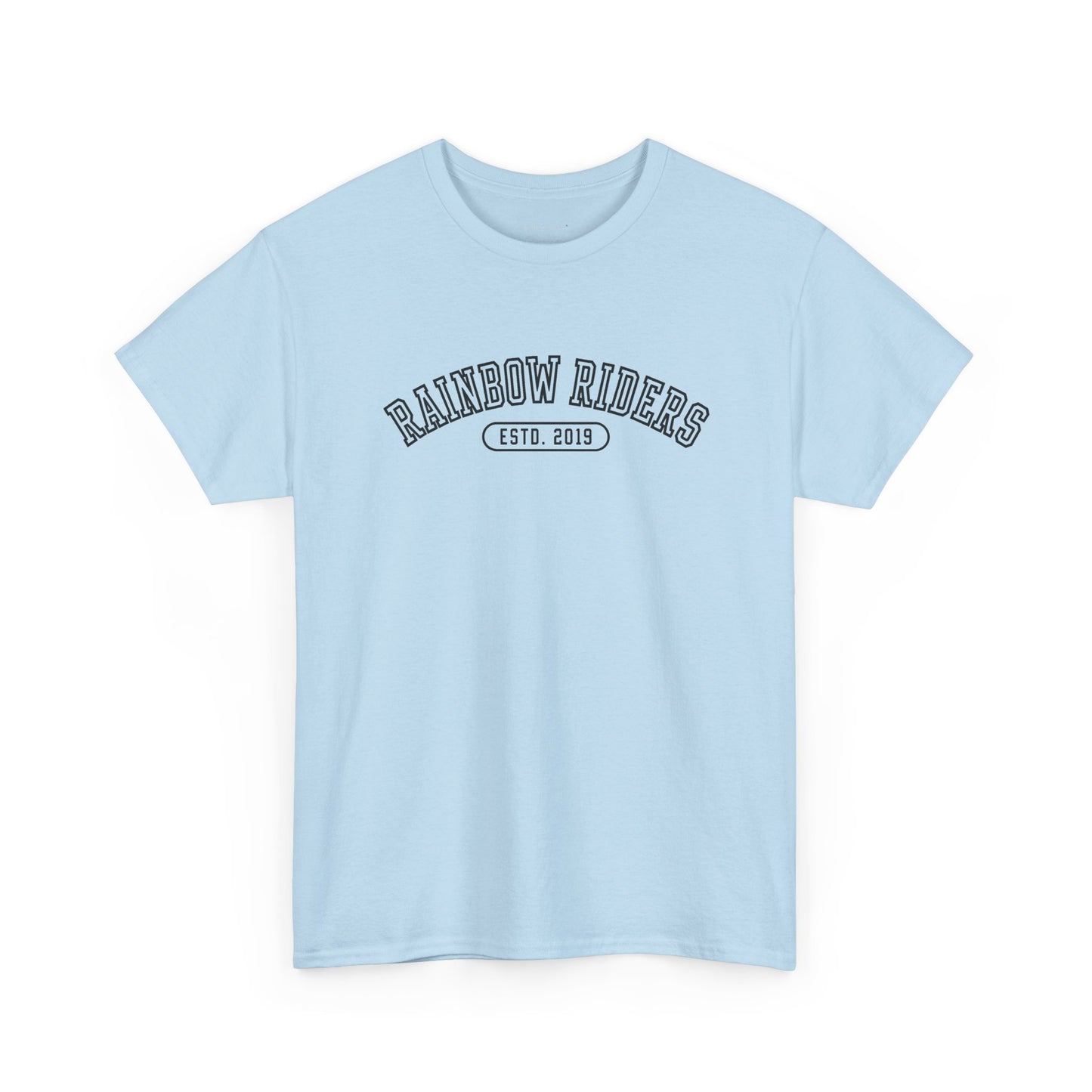 Rainbow Riders Collegiate T-Shirt | Est. 2019 LGBTQ+ Pride Tee