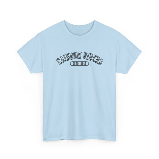 Rainbow Riders Collegiate T-Shirt | Est. 2019 LGBTQ+ Pride Tee