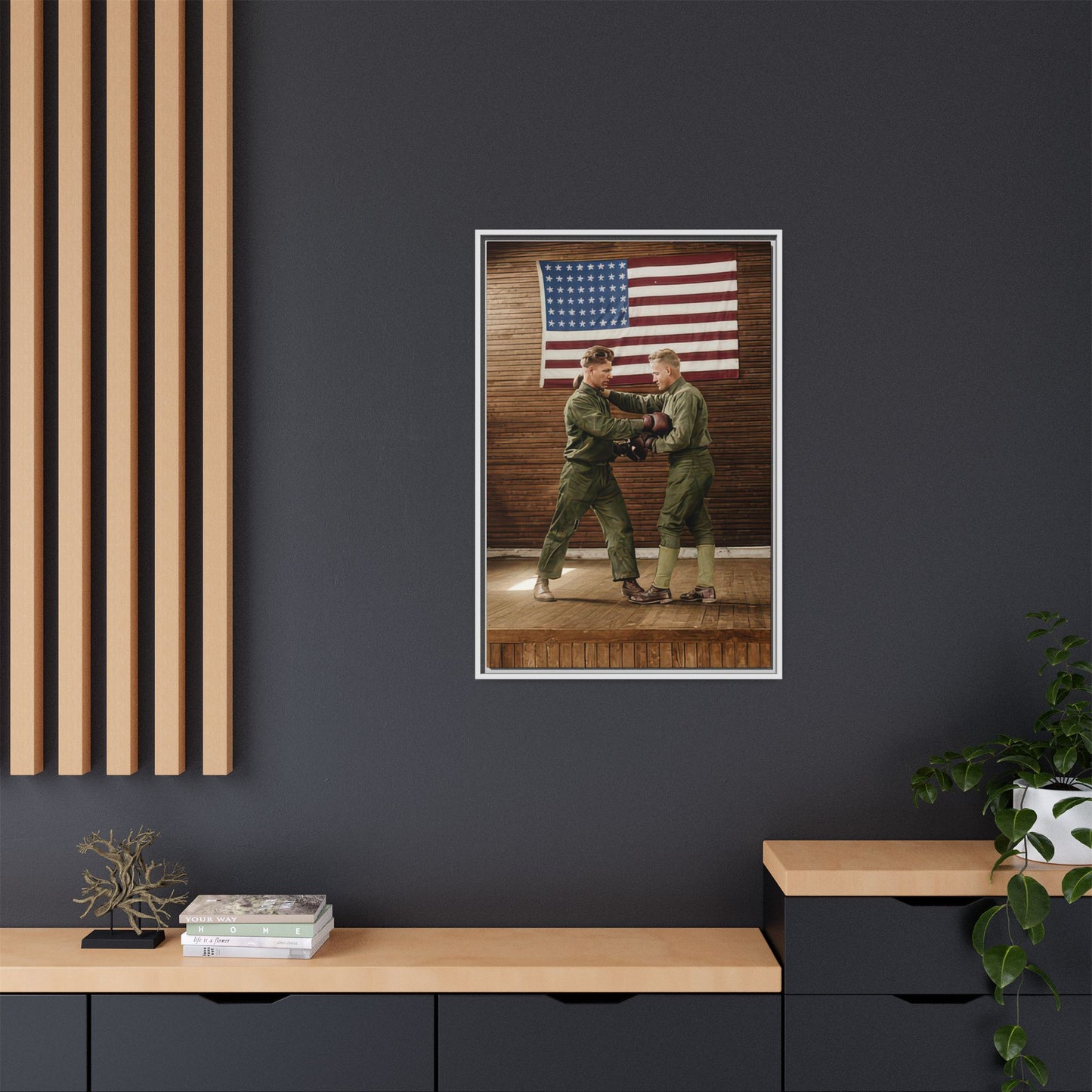 athlétisme 034 | Framed Vintage Photo - Matte Canvas