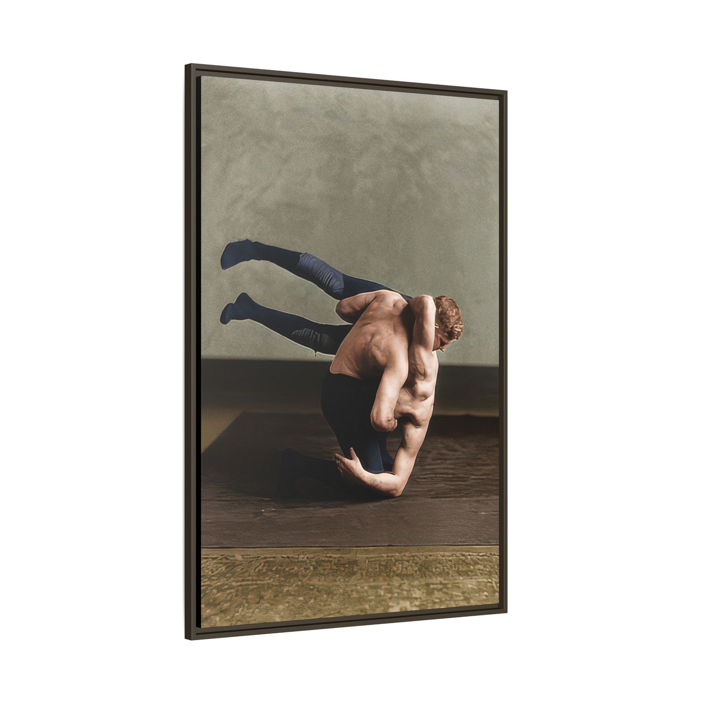 athlétisme 026 | Framed Vintage Photo - Matte Canvas