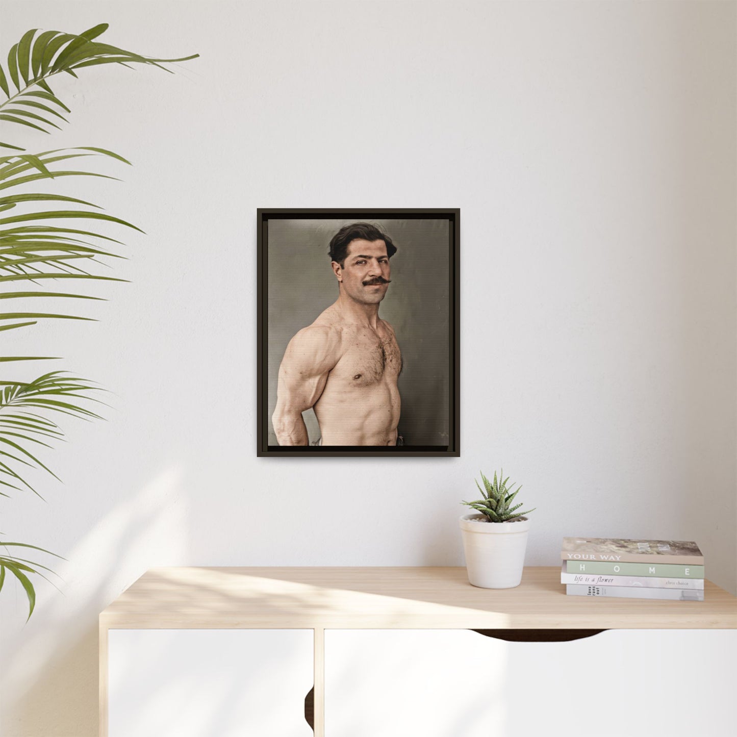 athlétisme 024 | Framed Vintage Photo - Matte Canvas