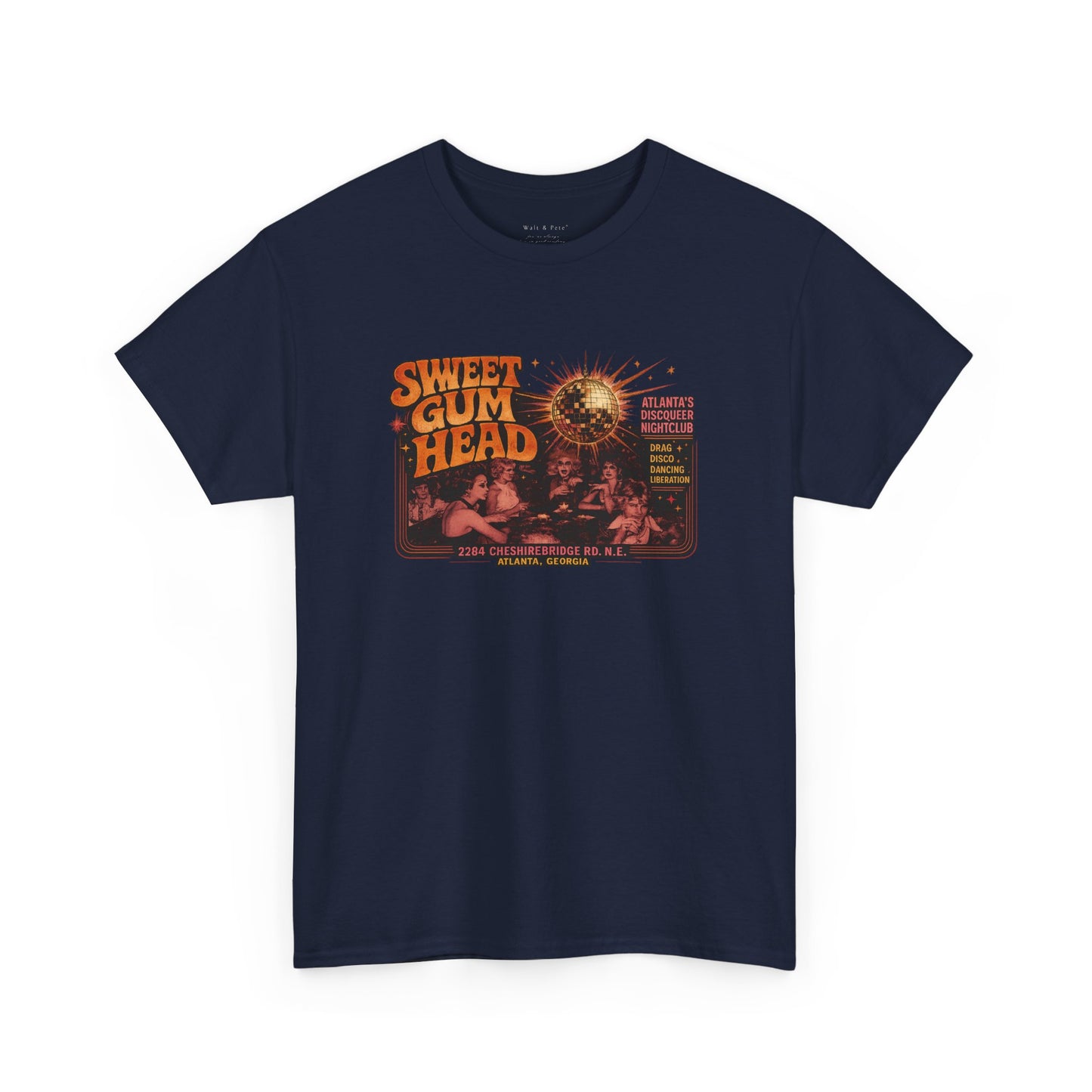 Sweet Gum Head | Atlanta LGBTQ History T-Shirt | Historic Disco & Drag Nightclub Tee | Cheshire Bridge Road Georgia
