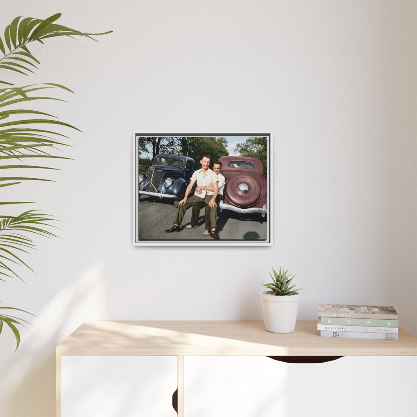 paire 145 | Framed Vintage Photo - Matte Canvas