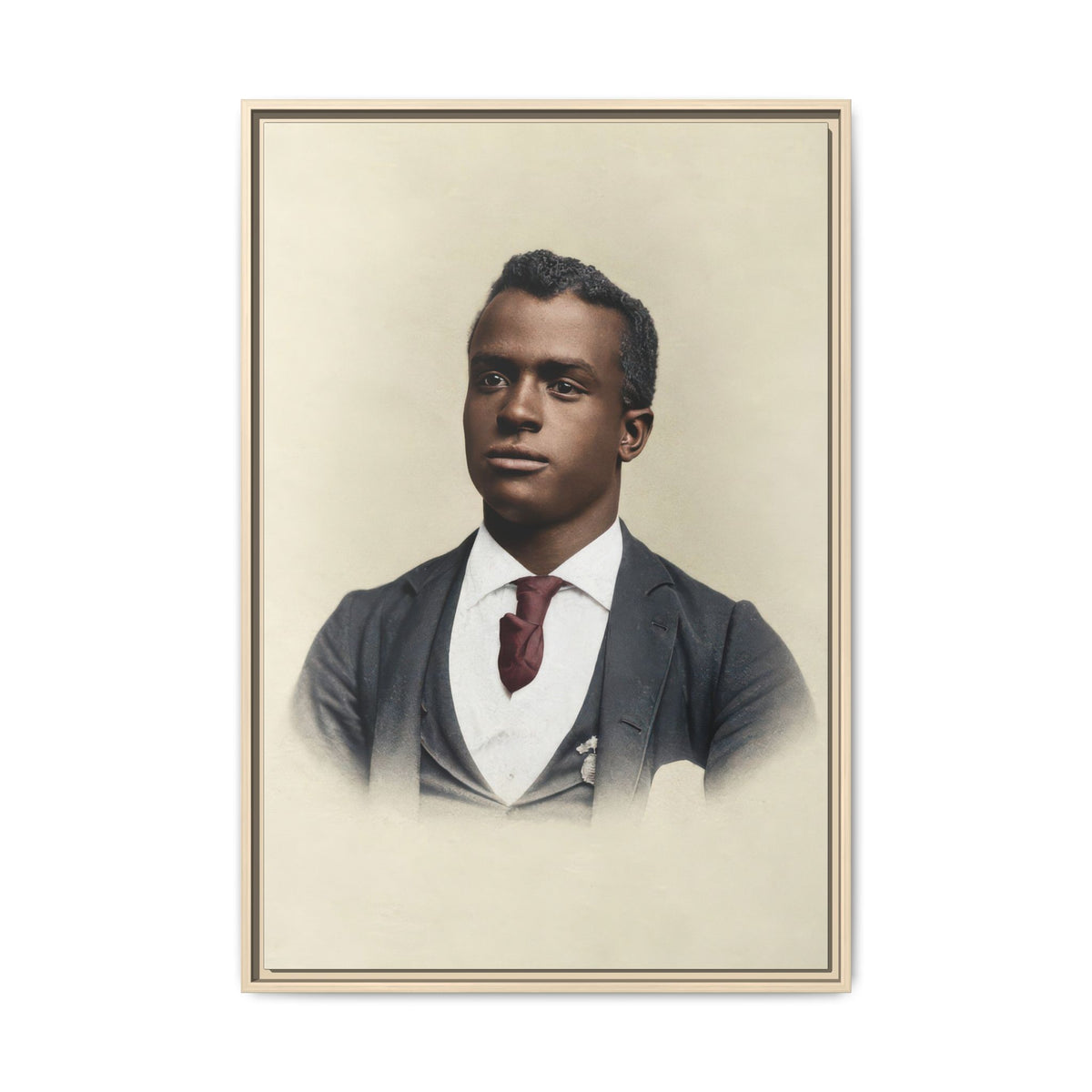 celibataire 027 | Framed Vintage Photo - Matte Canvas