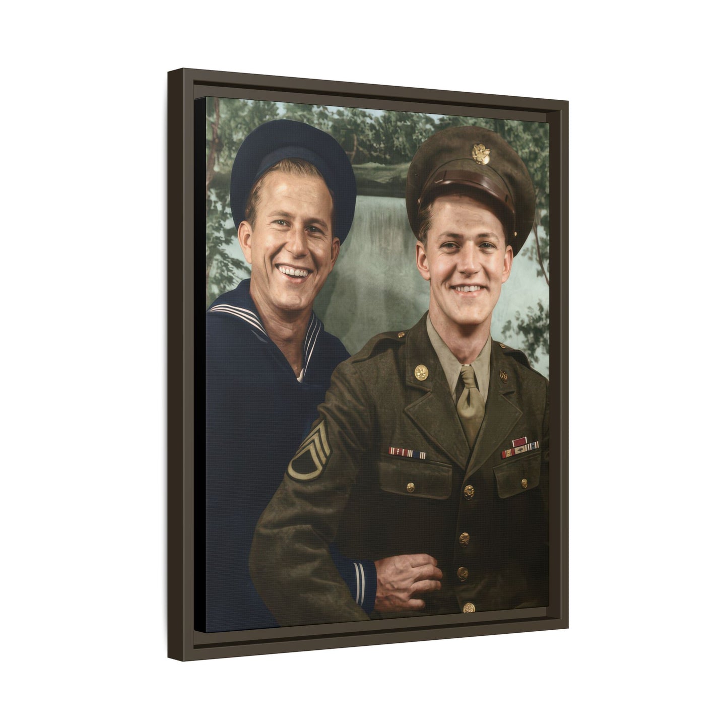 paire 147 | Framed Vintage Photo - Matte Canvas