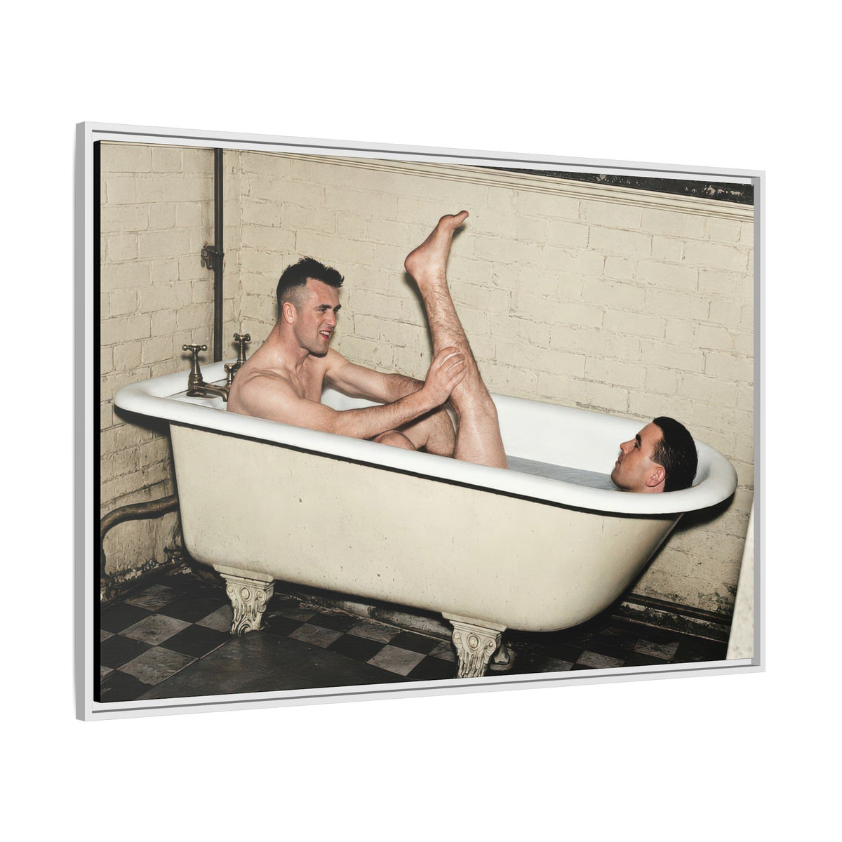 paire 162 | Framed Vintage Photo - Matte Canvas