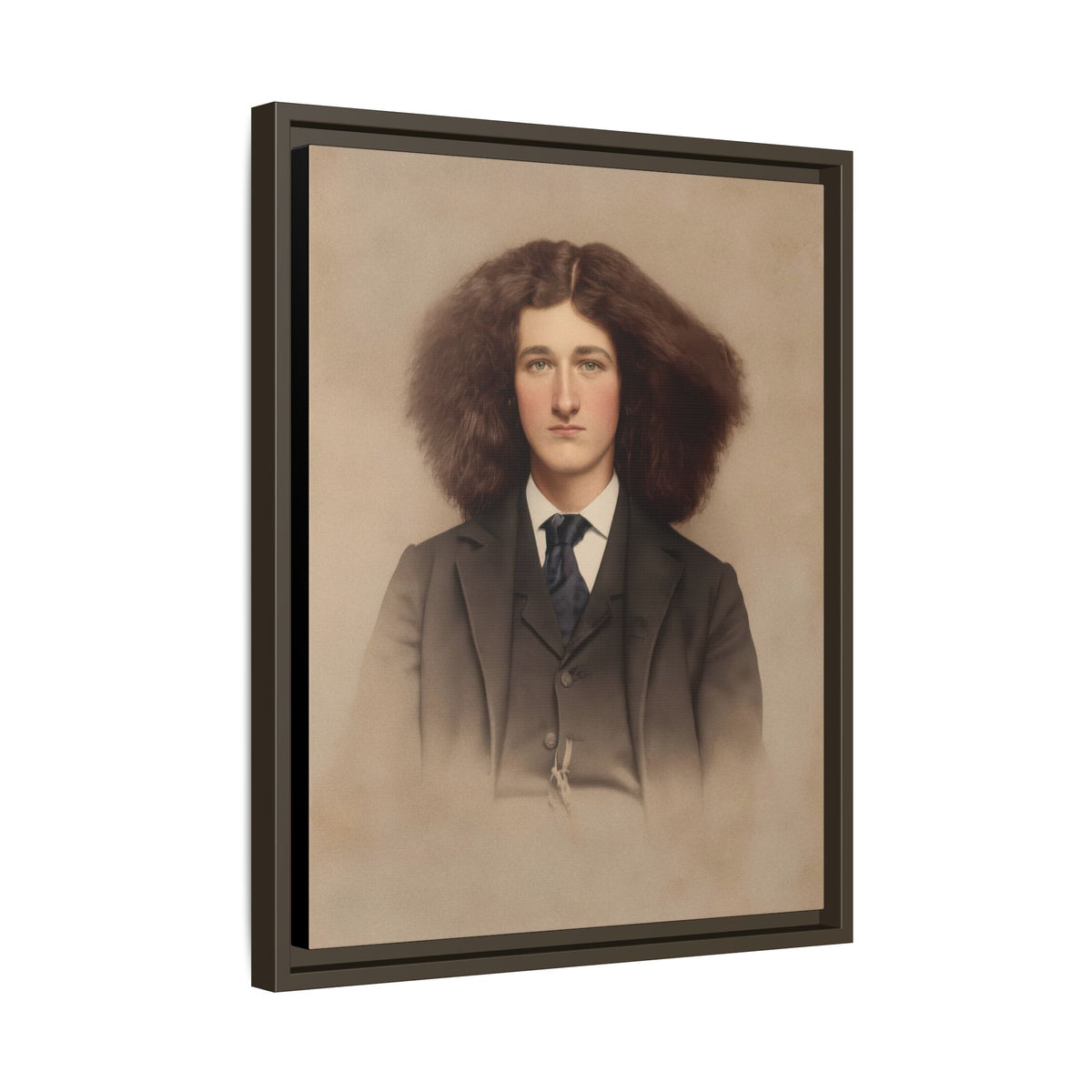 celibataire 033 | Framed Vintage Photo - Matte Canvas