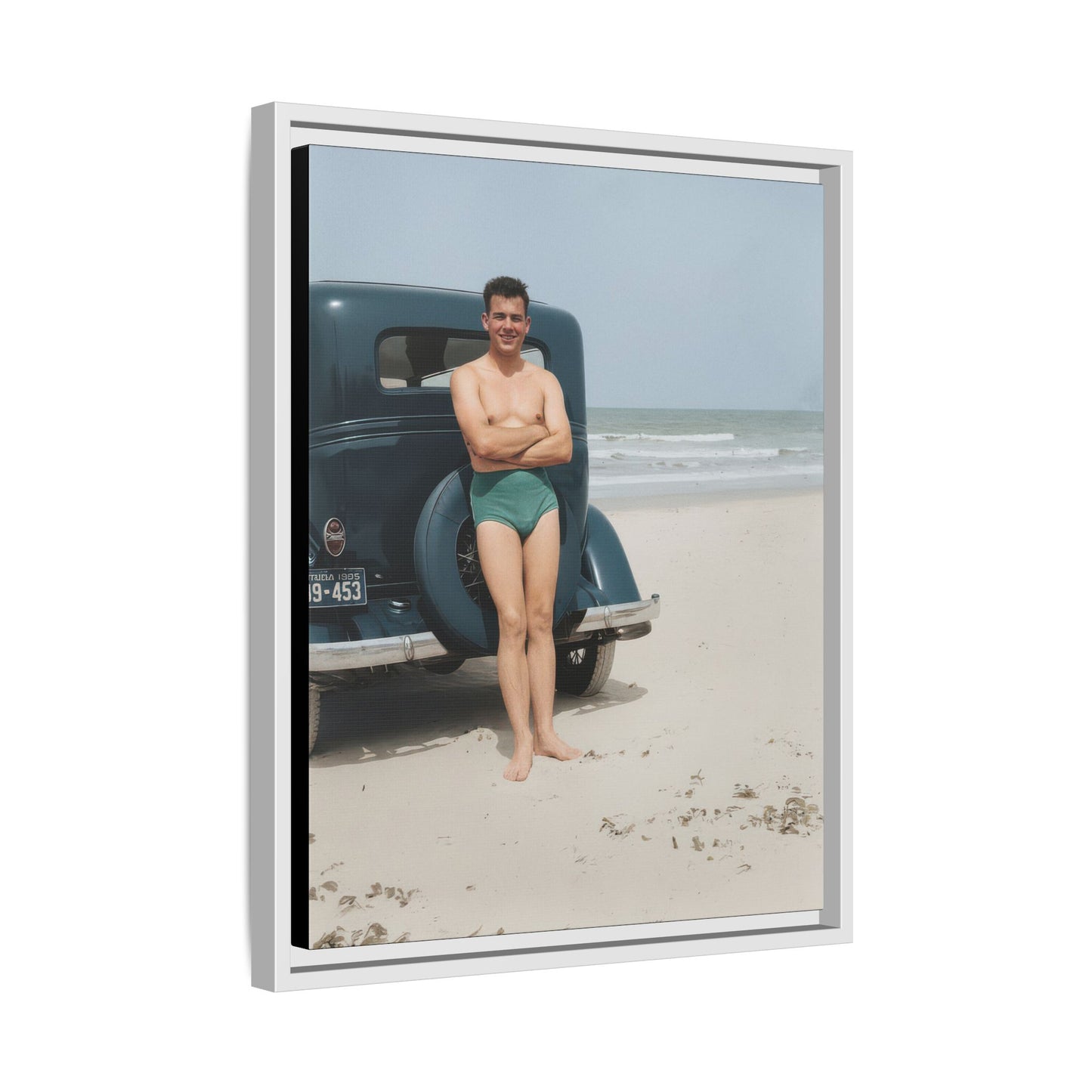 nager 046 | Framed Vintage Photo - Matte Canvas
