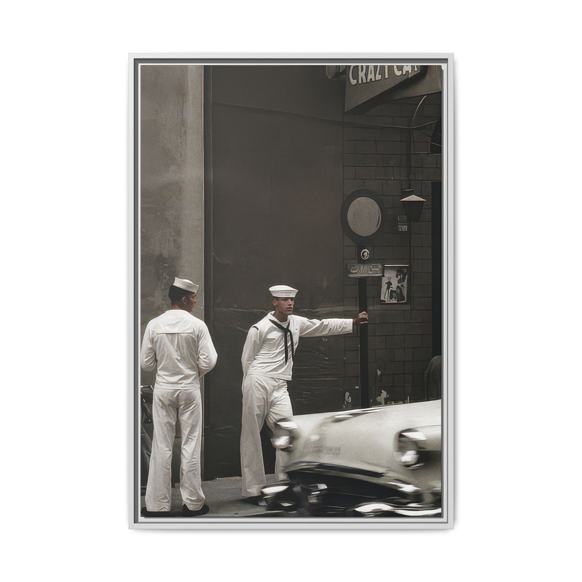 paire 151 | Framed Vintage Photo - Matte Canvas