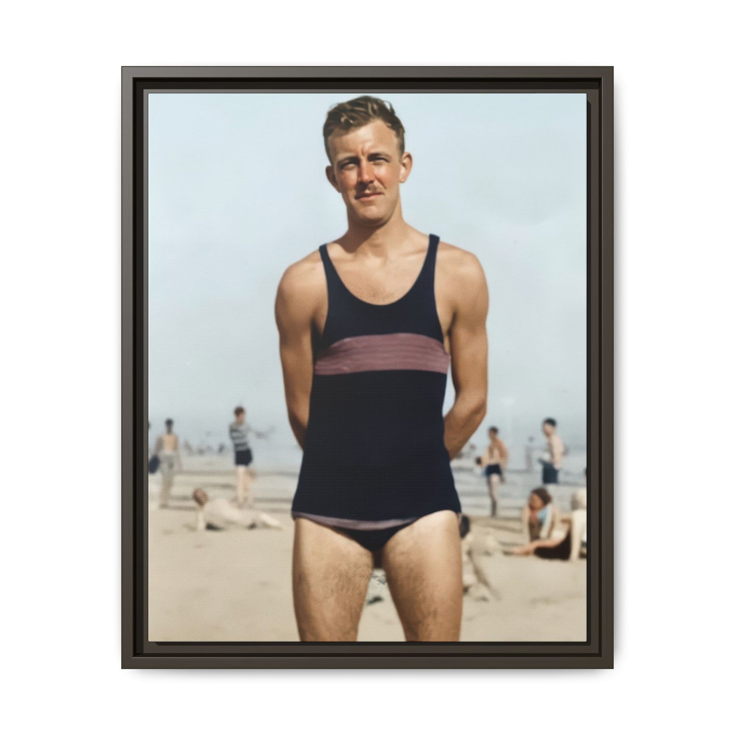 nager 023 | Framed Vintage Photo - Matte Canvas