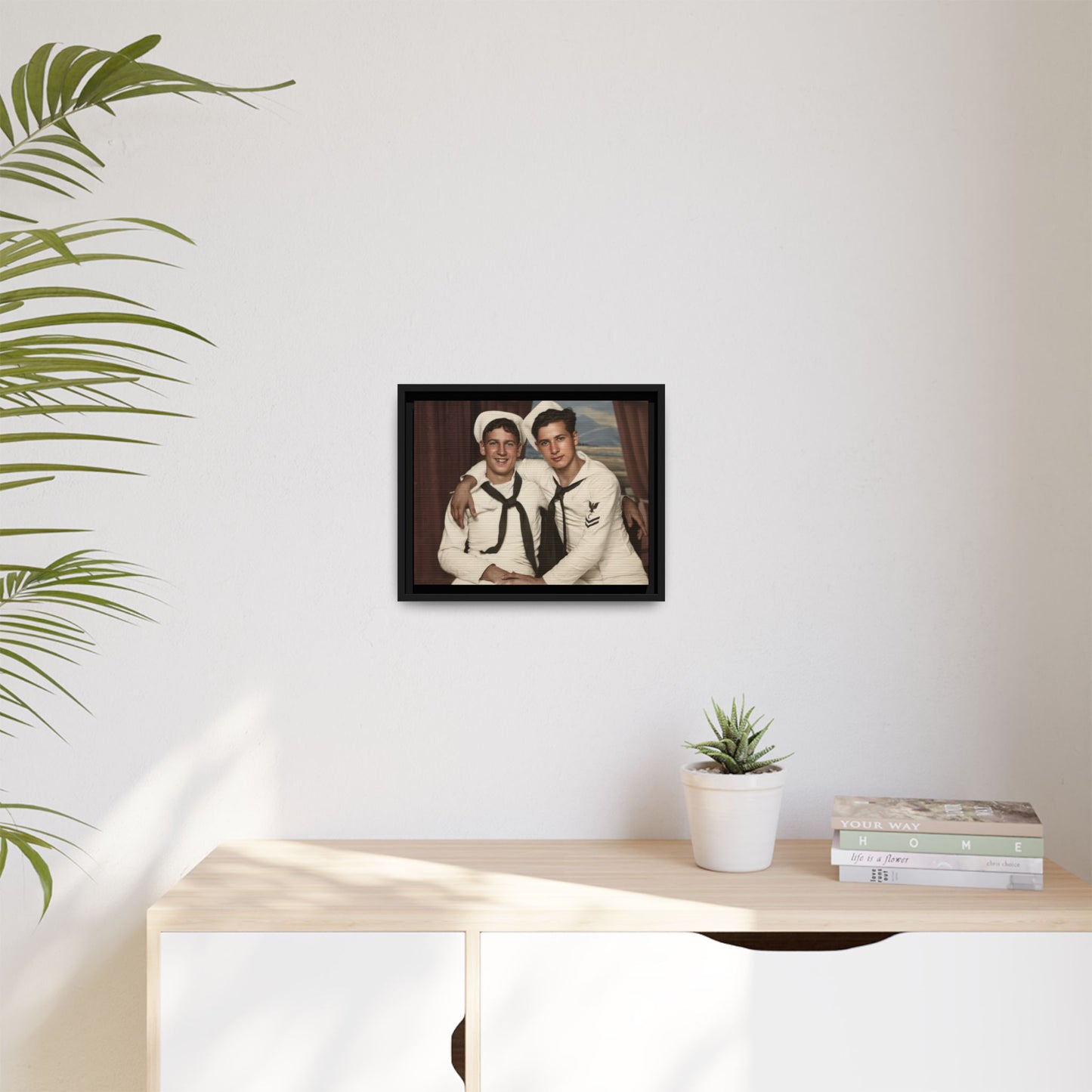 paire 050 | Framed Vintage Photo - Matte Canvas