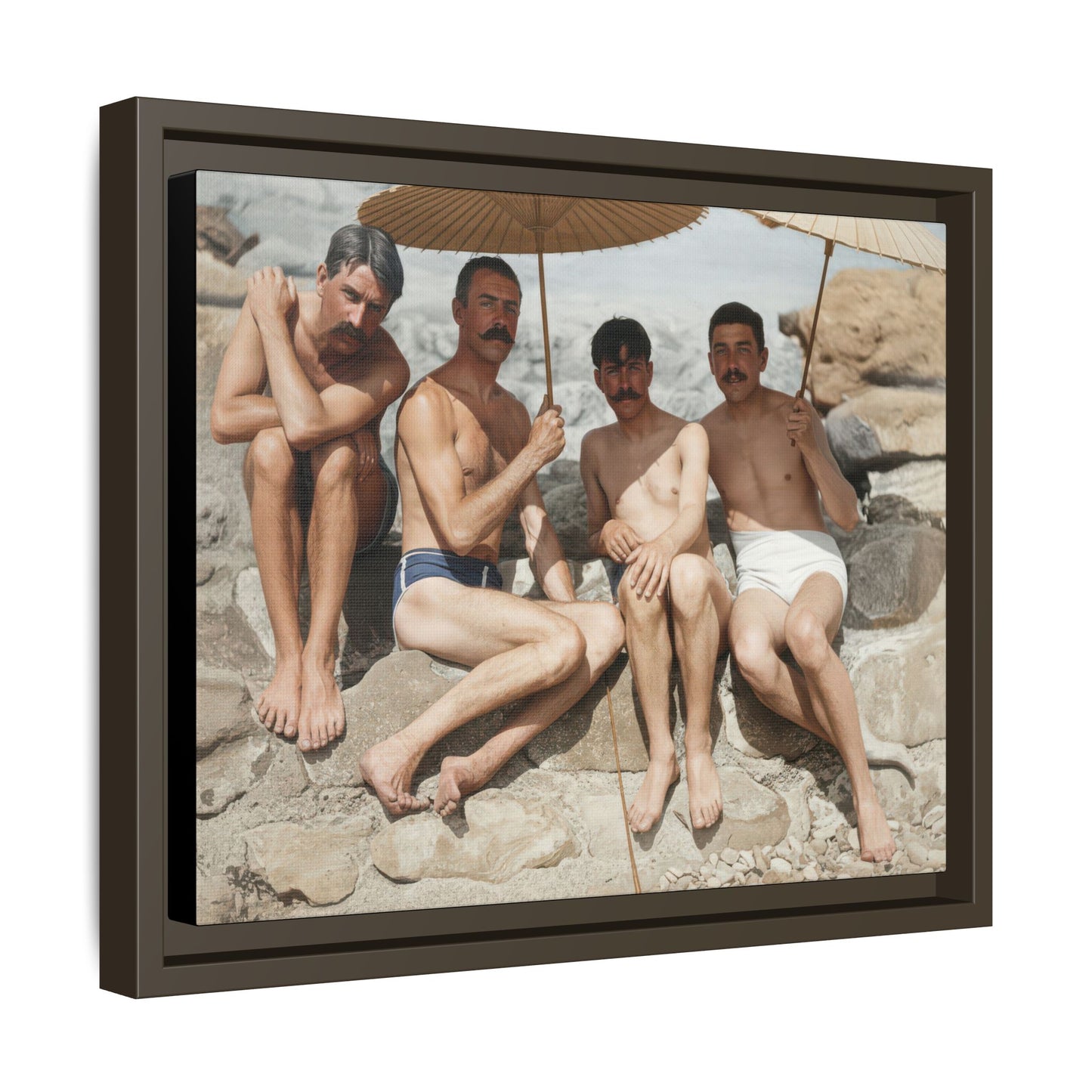 nager 030 | Framed Vintage Photo - Matte Canvas