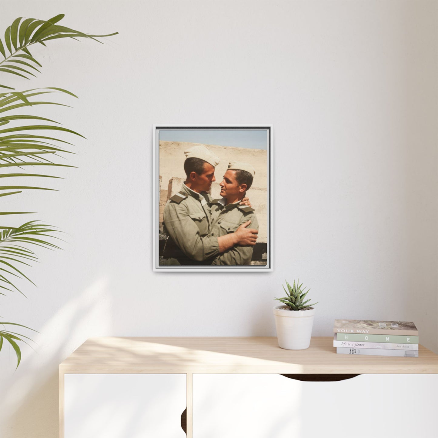 paire 133 | Framed Vintage Photo - Matte Canvas