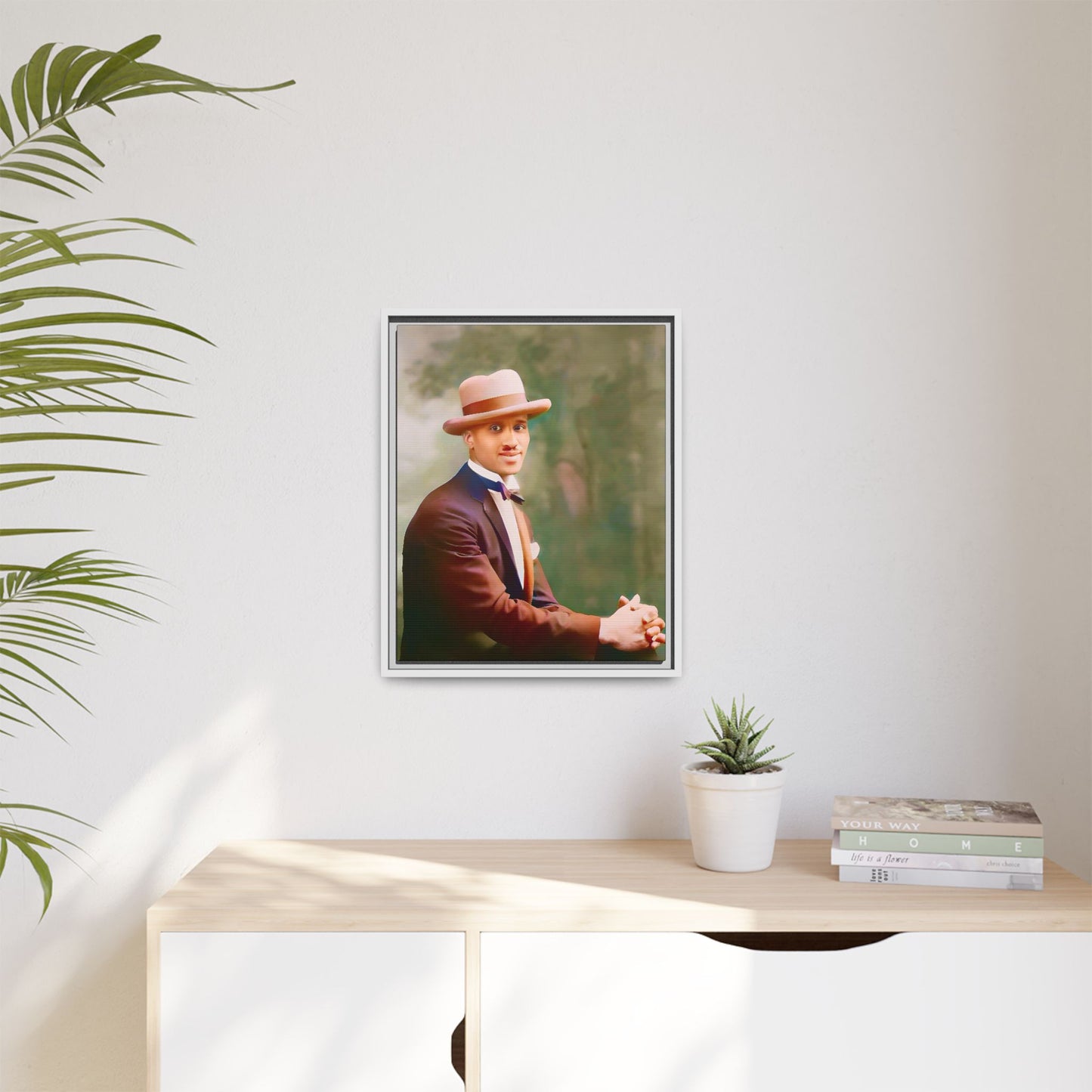 celibataire 004 | Framed Vintage Photo - Matte Canvas