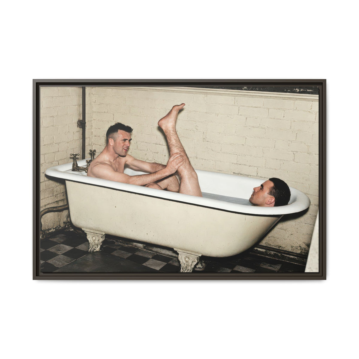 paire 162 | Framed Vintage Photo - Matte Canvas