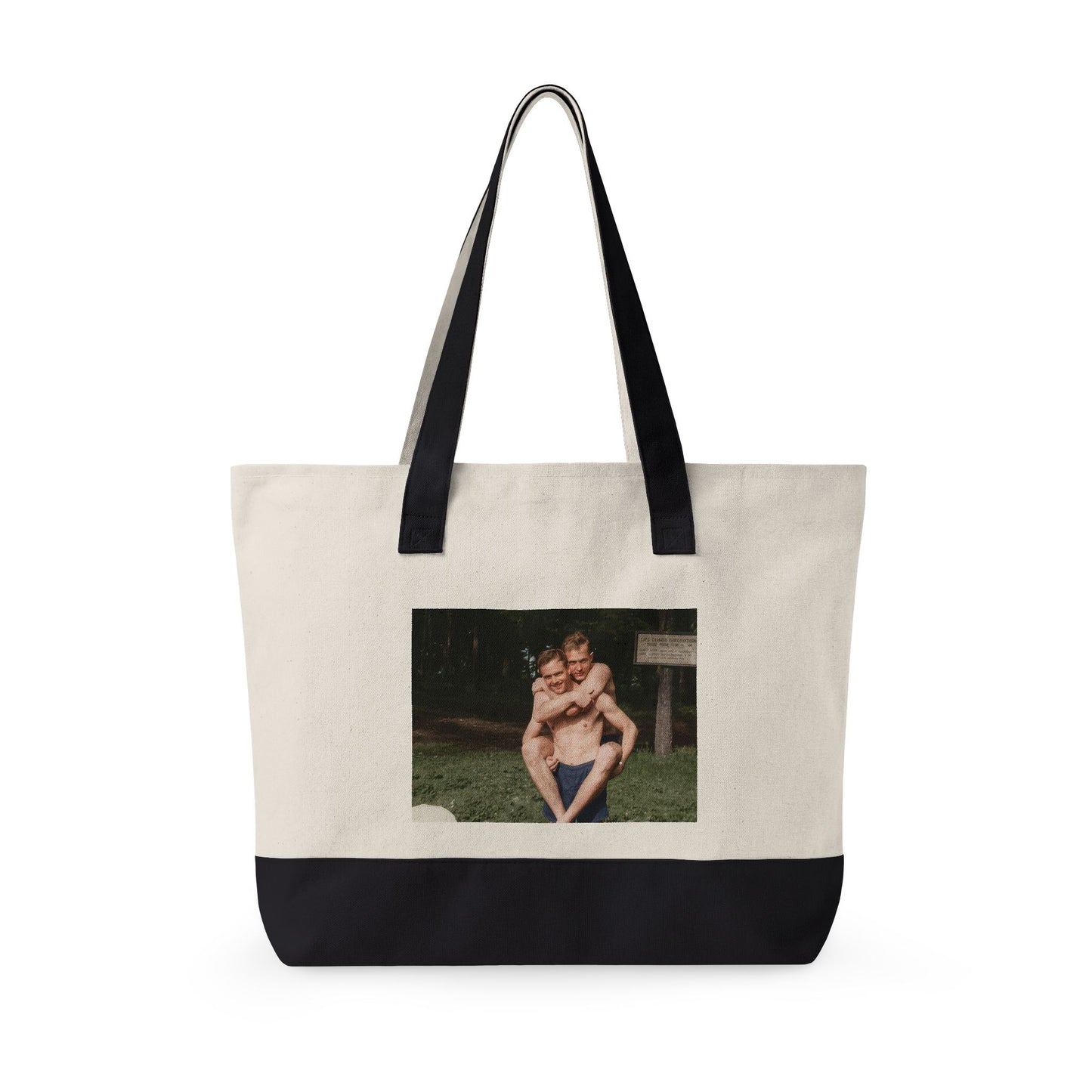 Beach Day Zippered Canvas Tote | Nager 009