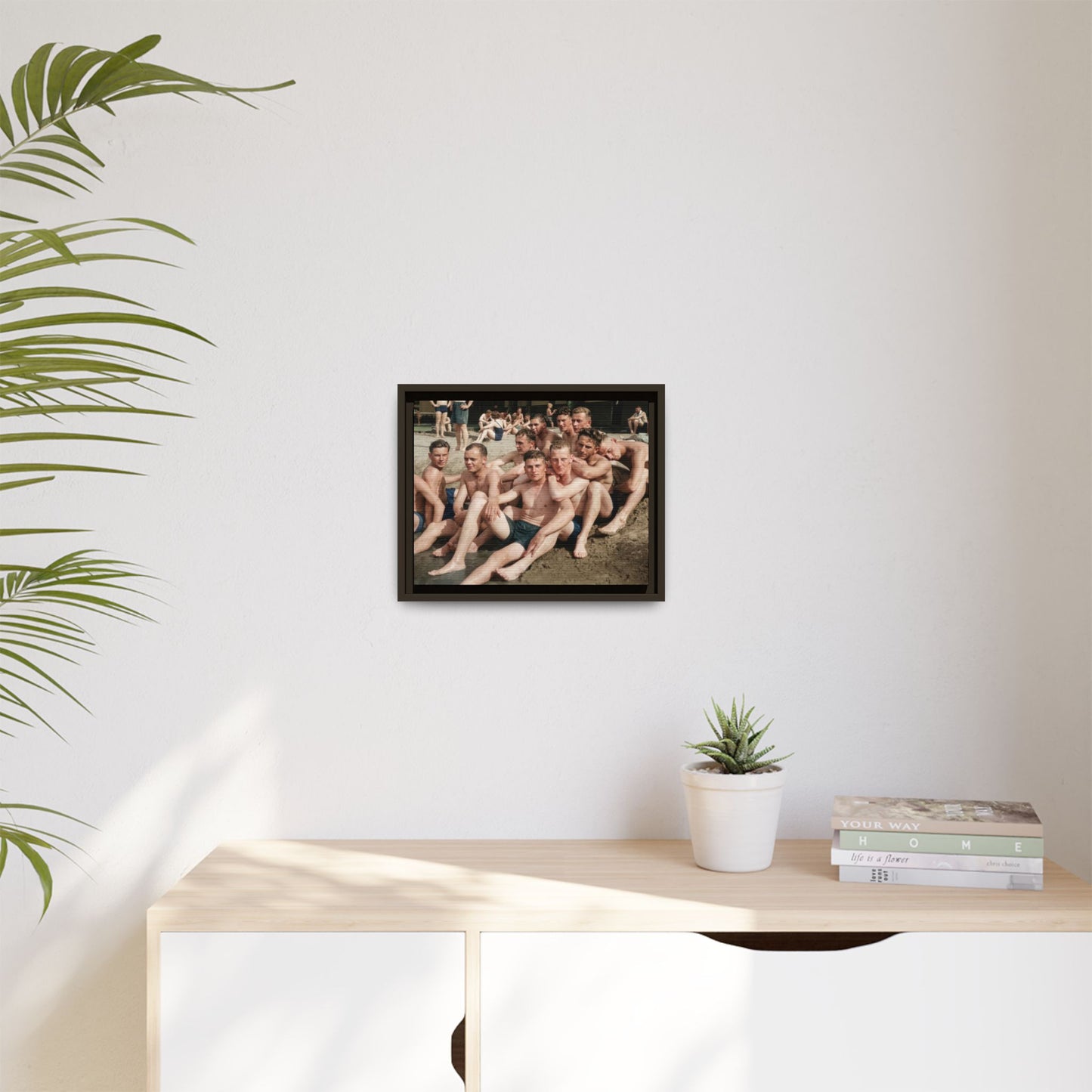 nager 012 | Framed Vintage Photo - Matte Canvas