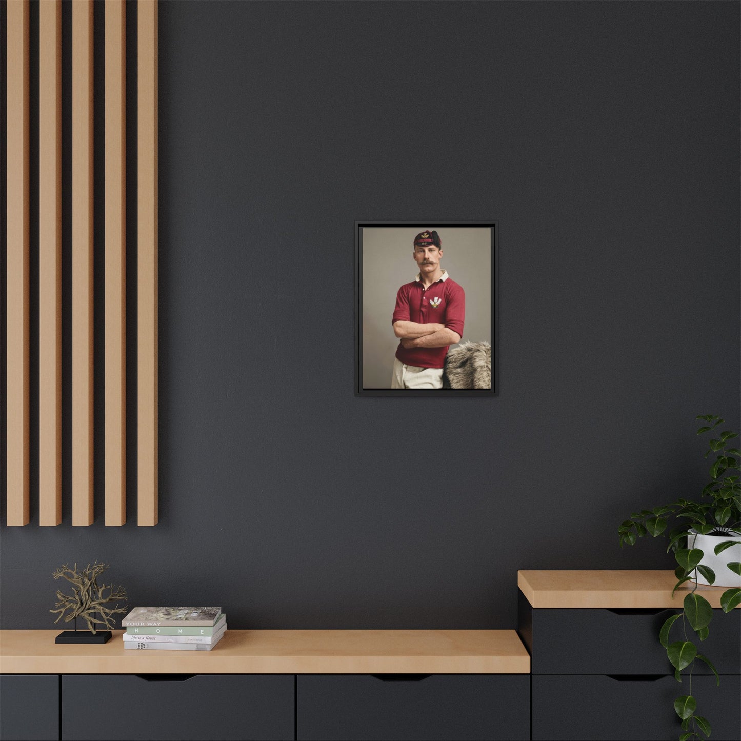 athlétisme 021 | Framed Vintage Photo - Matte Canvas