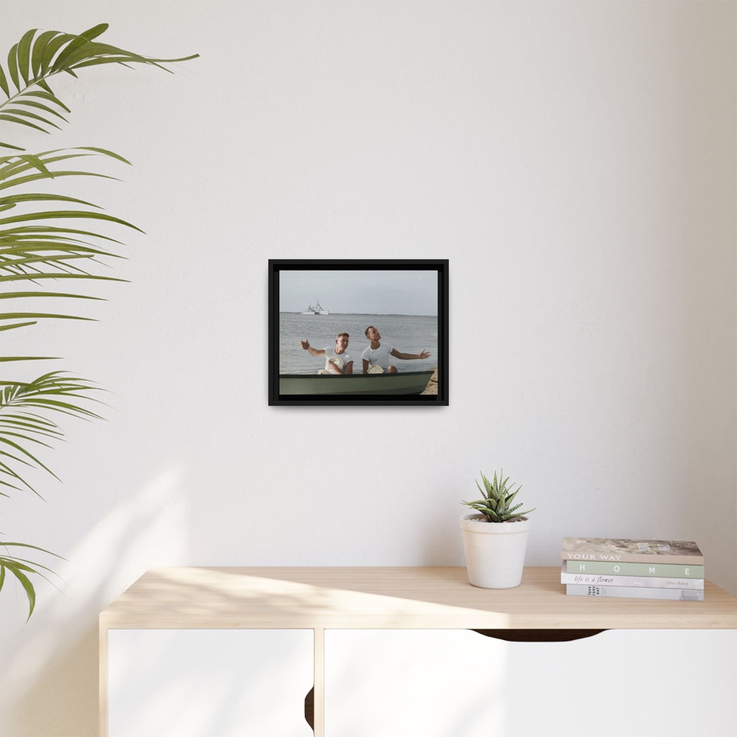 paire 099 | Framed Vintage Photo - Matte Canvas