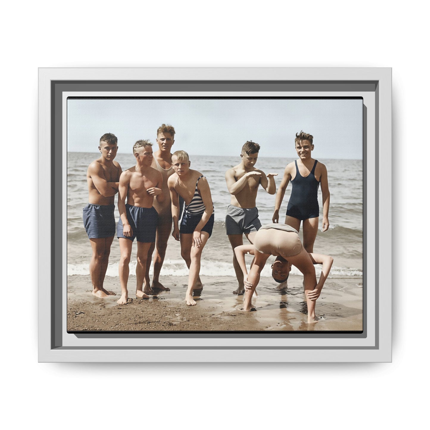 nager 045 | Framed Vintage Photo - Matte Canvas