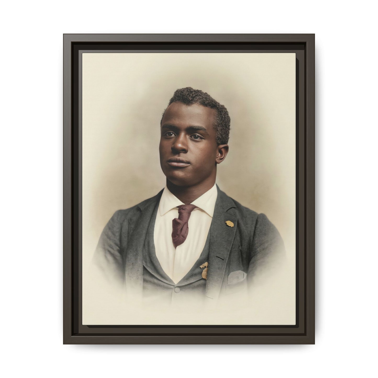 celibataire 027 | Framed Vintage Photo - Matte Canvas