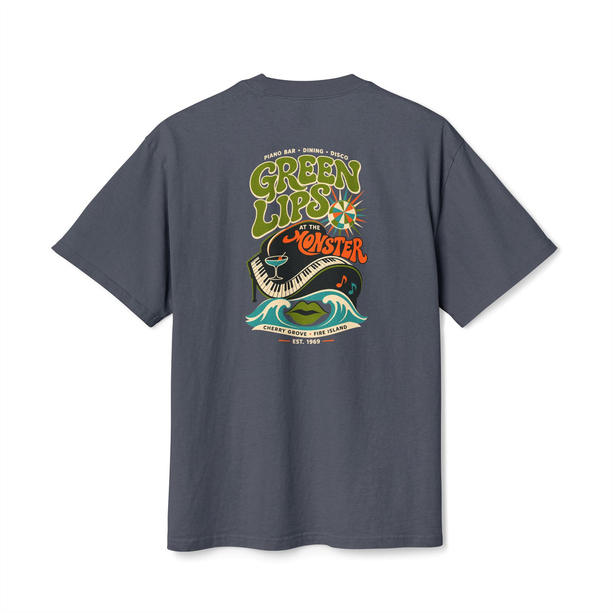 The Fire Island Monster Cherry Grove T-Shirt | Vintage Gay Bar History Tee